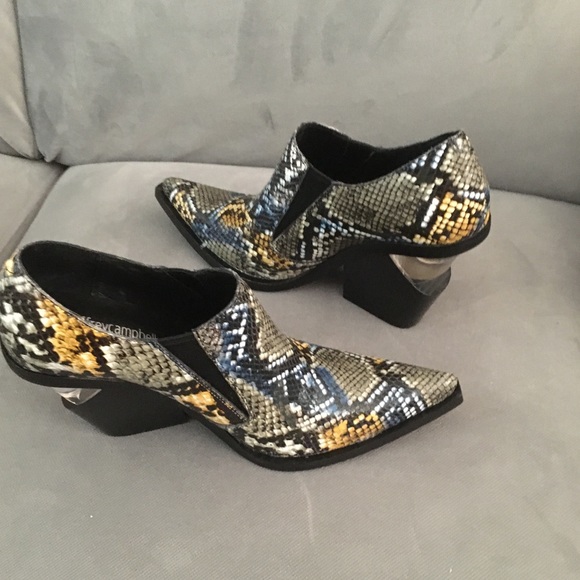 Jeffrey Campbell FLUX Leather Booties - Picture 6 of 8